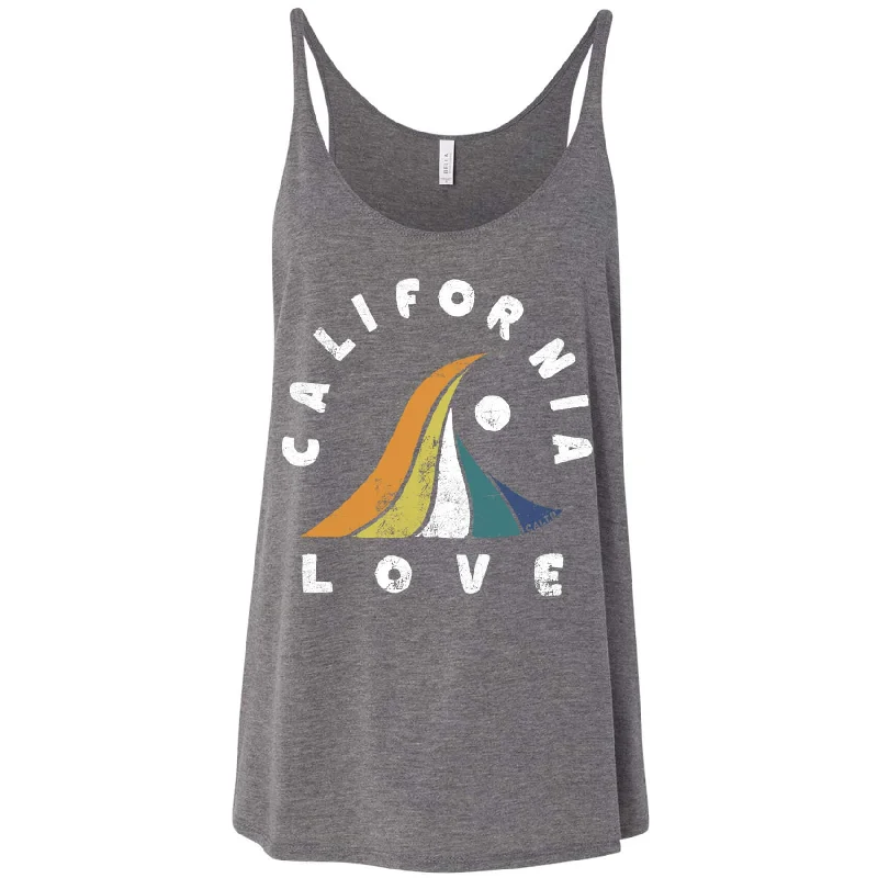 Wave California Love Flowy Tank neon tank top