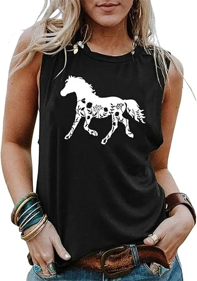 Women's Steel Horse Tank Top sheer tank top
