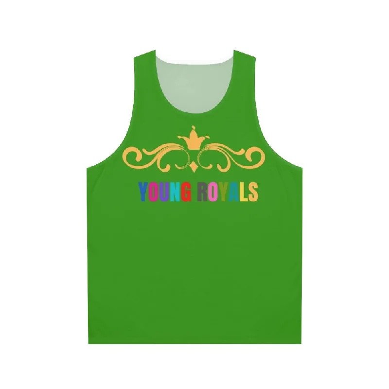 Young Royals Unisex Tank Top - Celebrate LGBTQ+ Pride and Swedish Royalty ivory tank top