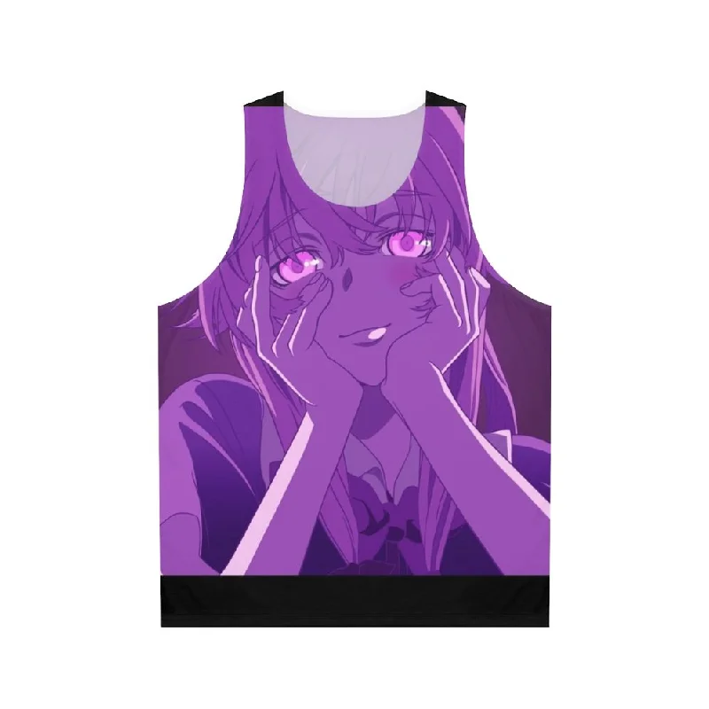 Yuno Gasai Mirai Nikki Anime Unisex Tank Top flirty tank top