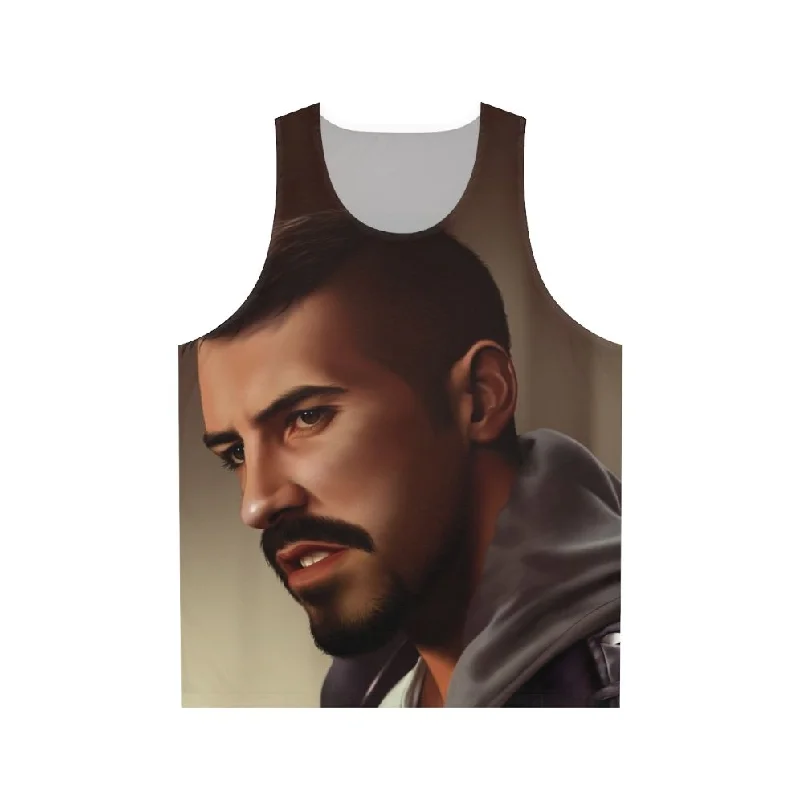 Yuri Boyka Unisex Tank Top: Iconic Martial Arts Movie Character activewear tank top