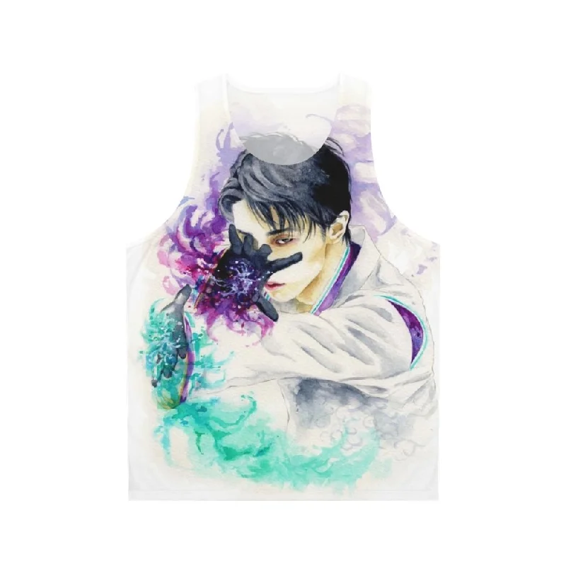 Yuzuru Hanyu Seimei Unisex Tank Top | Japanese Art Fanart sequin tank top