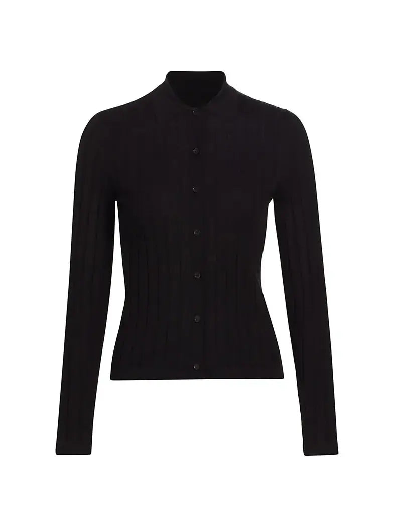 Nili Lotan - Alivia Cardigan in Black Oversized Loose Flowy