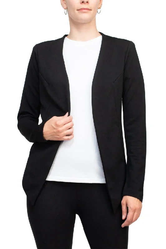 BCBG Generation open front long sleeve tuxedo blazer Women's Luxurious Suit