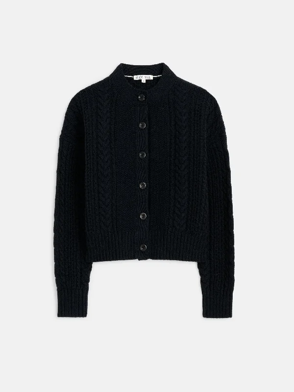 Cable Knit Nico Chunky Cardigan Oversized Loose Flowy