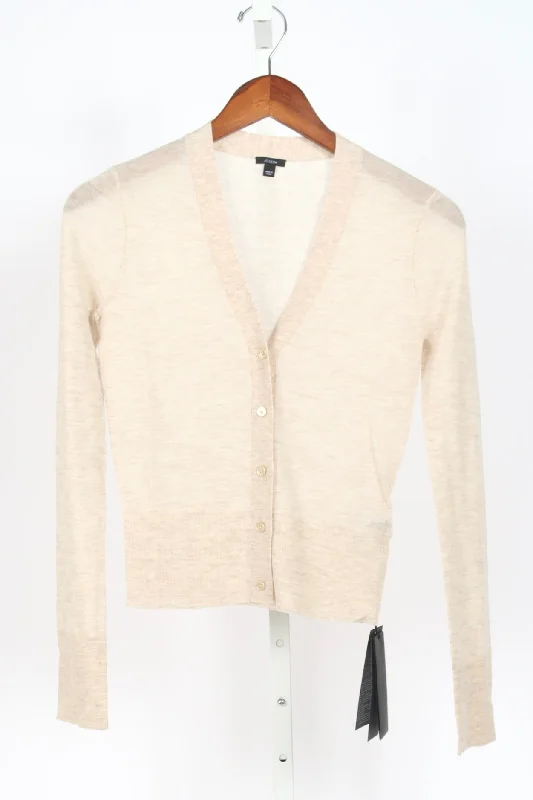 Cashair Cardigan - Oat Melange Modern Contemporary chic