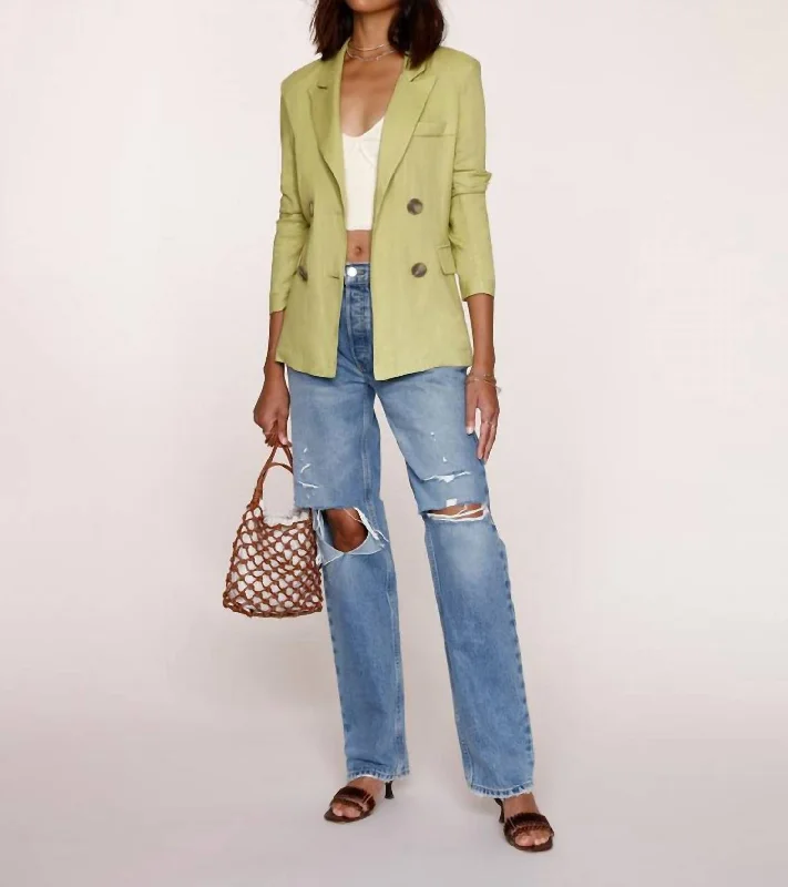 Celsa Blazer In Pear Women's Designer Suit