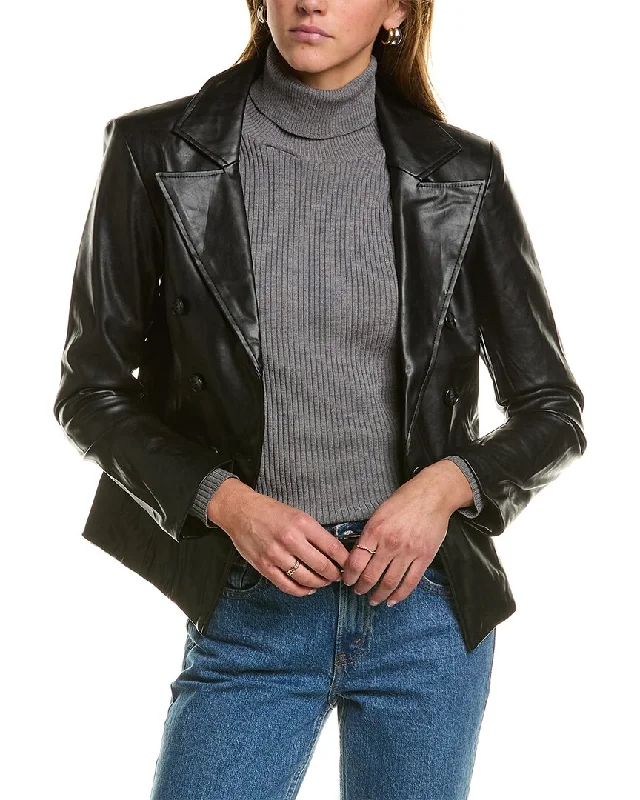 Central Park West Double-Breasted Blazer Women's Vintage Suit