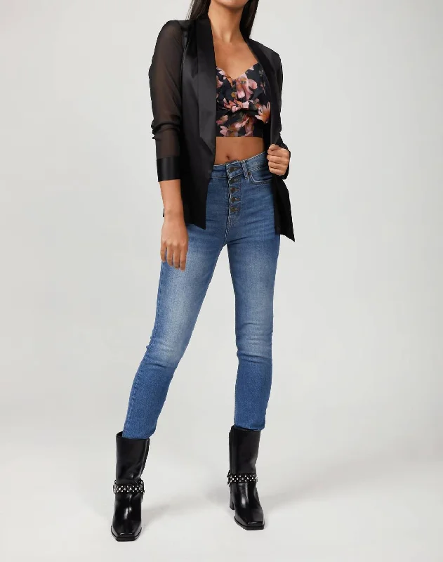Denise Blazer In Black Women's Fashion Blazer