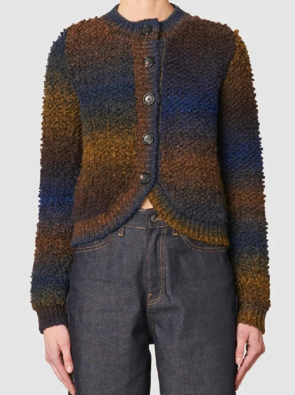 Drissa Cardigan Silk Blend Satin Velvet