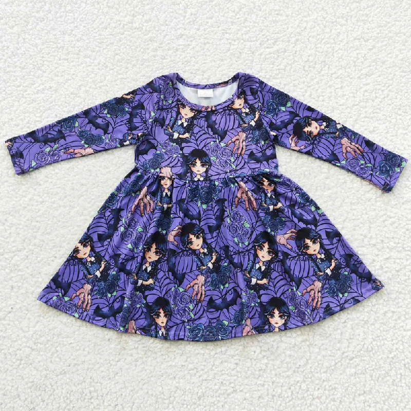 Fashion Baby Girls Dresses Long Sleeve Fall Dress GLD0229 Tunics Running lightweight