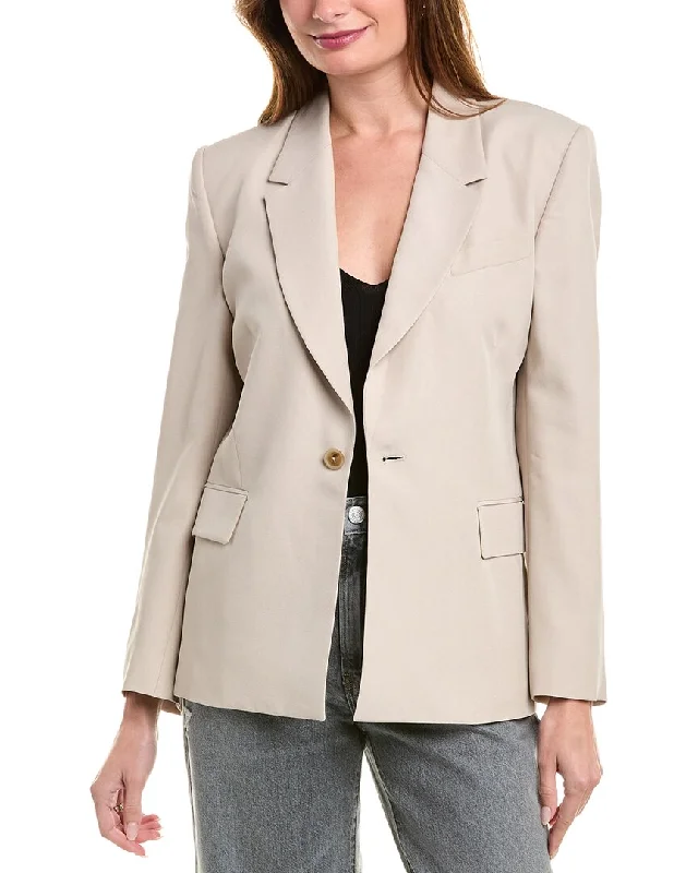 FRAME Denim Blazer Plus Size Women's Coat
