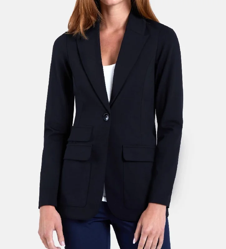 Hailey Blazer In Black Women's Print Jacket