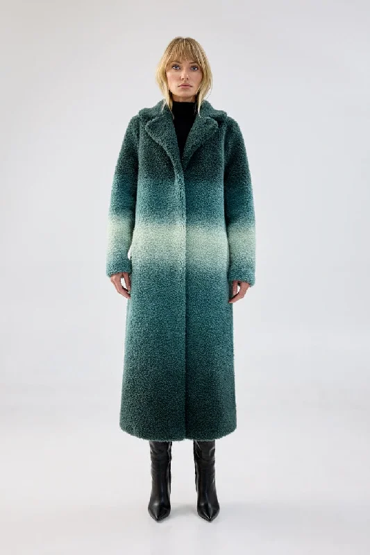 La Lune Coat | Multicolor Vent Hem Cuff