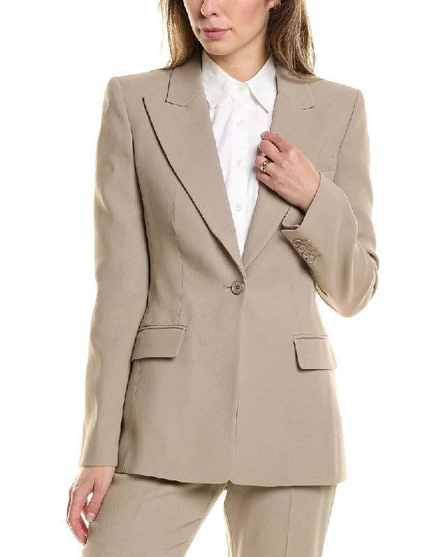 Michael Kors Georgina Blazer Women's Leather Blazer