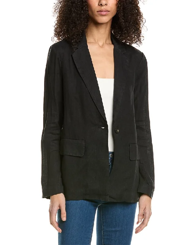 Michael Stars Lottie Linen Blazer Summer Women's Jacket