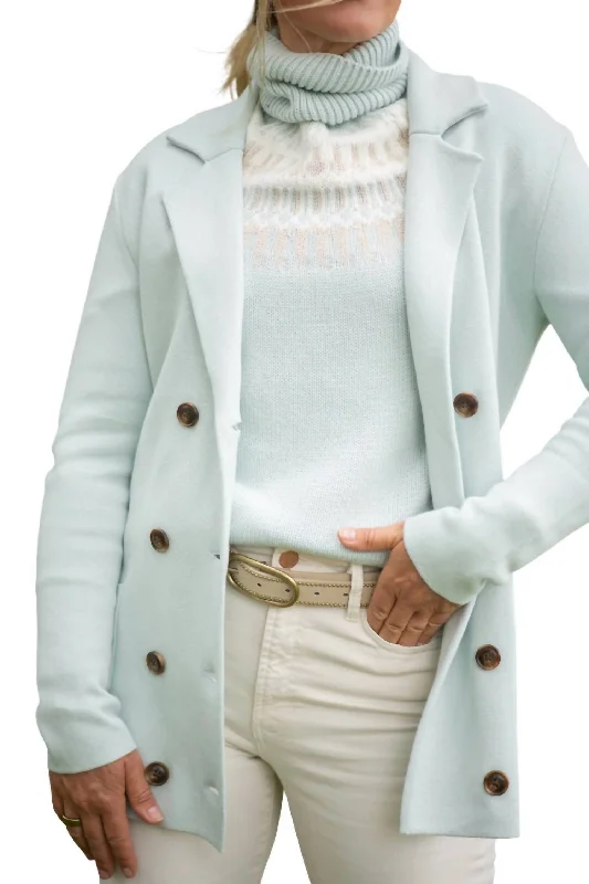 Milan Blazer In Mist Women's Luxurious Suit