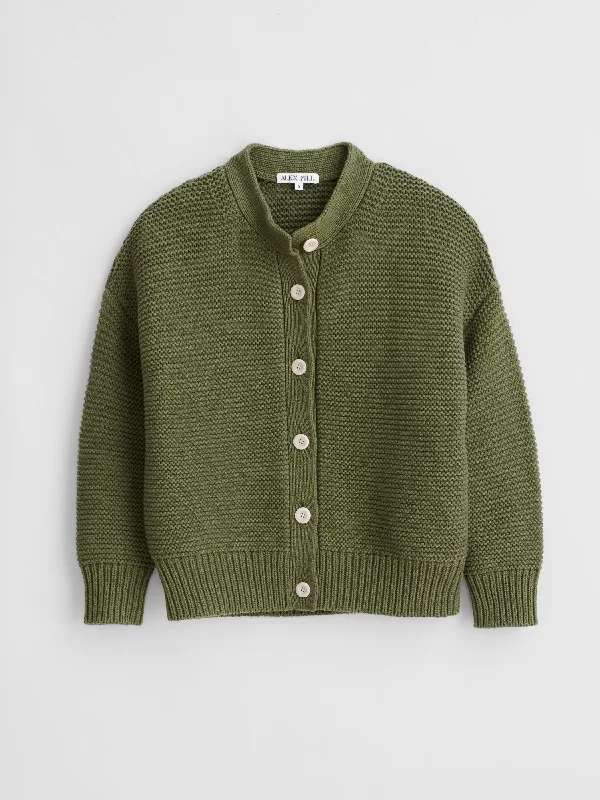 Nico Cardigan in Cotton Sequined Glittery Shiny