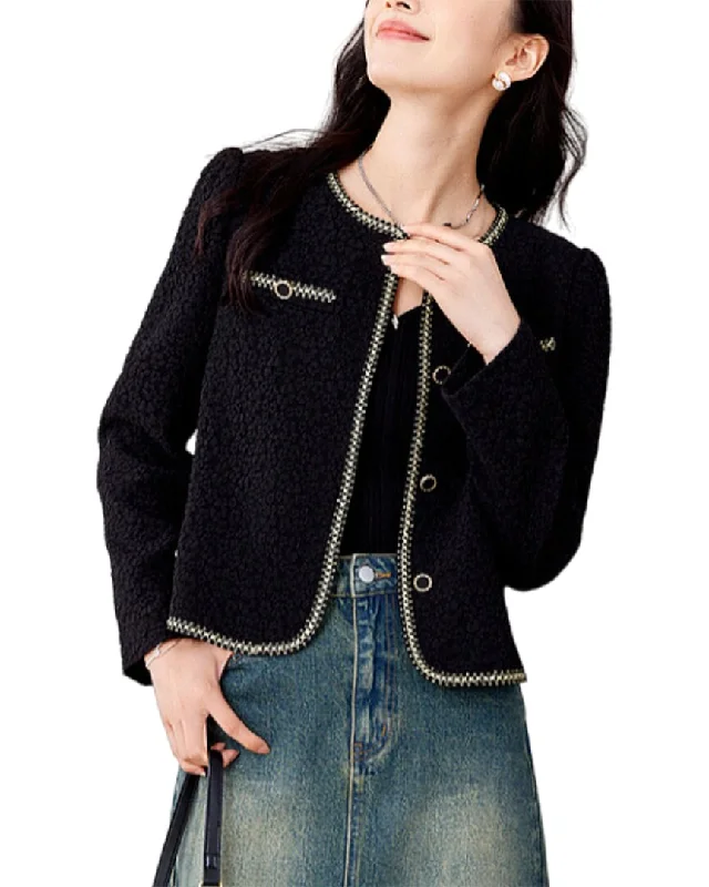 OUNIXUE Blazer Women's Trench Blazer