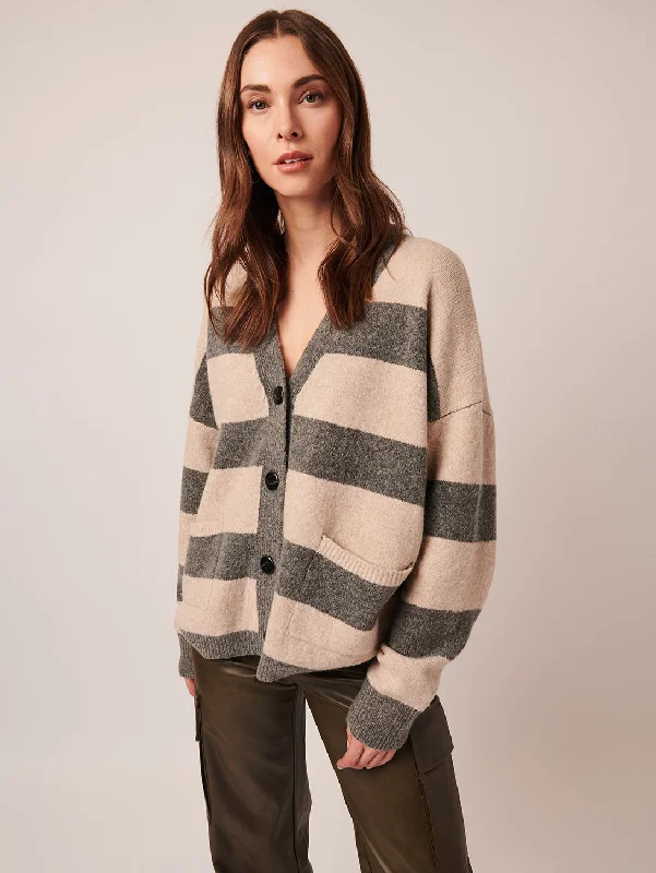 Phillie Cardigan - Little Owl Patchwork Embroidered Appliqued