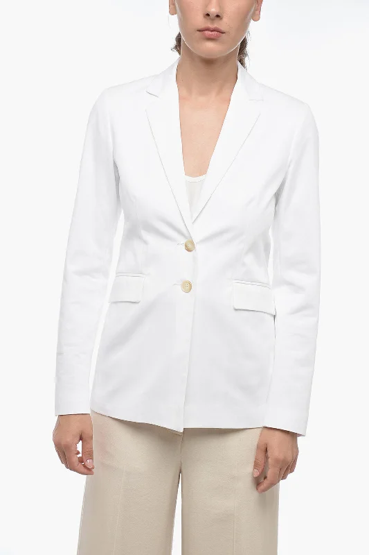 Semicouture Alphonsine Blazer With Flap Pockets S Standard Size Women's Trench Blazer