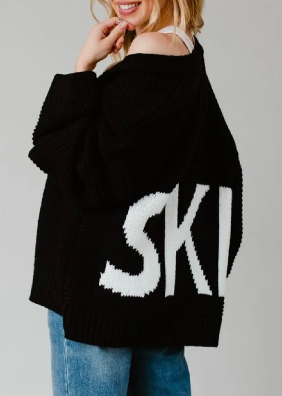 Ski Knit Cardigan Anti-Pilling Anti-Shrink Durable