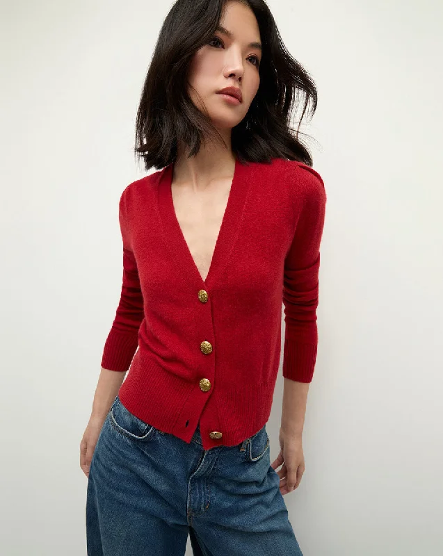 Solene Cashmere Cardigan Toggled Drawstring Belted