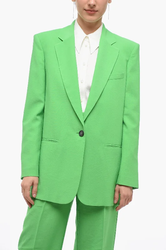 The Andamane Oversized Guia Blazer With Welt Pockets 38 Italian Size Women's Unique Blazer