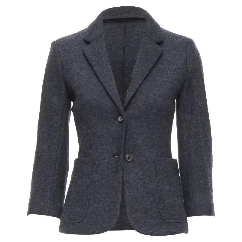 The Row Haven Virgin Wool Sleeve Short Blazer Women's High-End Blazer
