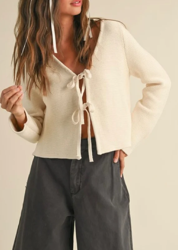 Tie Breaker Cardigan Fitted Slim Tailored
