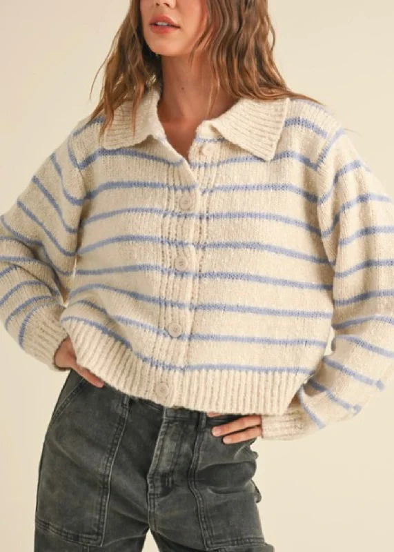 Tulsie Cardigan Real Fur Shearling Chenille