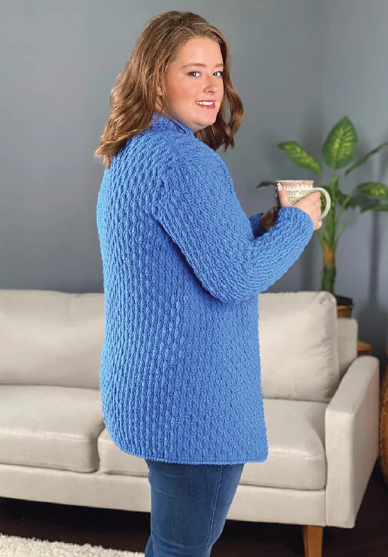 Wheat Field Cardigan Houndstooth Herringbone Solid