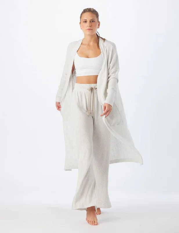 Winter Warm Cardigan: Oatmeal Heather Stylish Fashionable Trendy