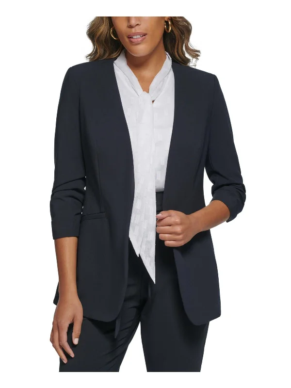 Womens Stretch Open-Front Open-Front Blazer New Women's Blazer