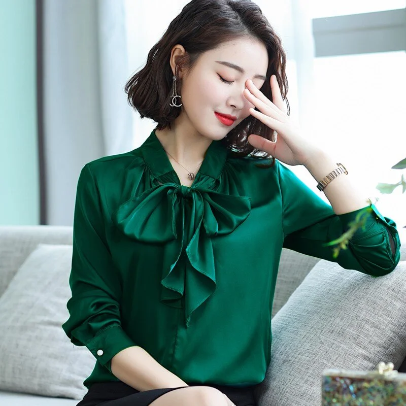 satin blouse