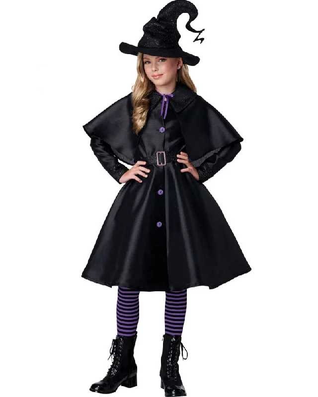 Witch Coven Costume Coat Girls Costume Tweed Herringbone Houndstooth