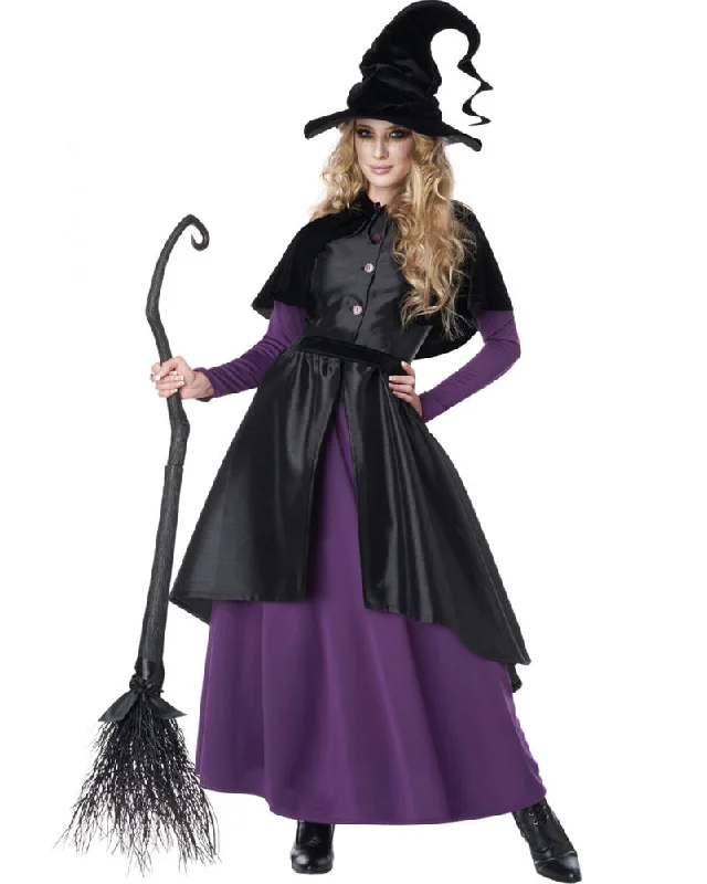 Witchs Coven Coat Womens Costume Quilted Jacket Anorak Windbreaker
