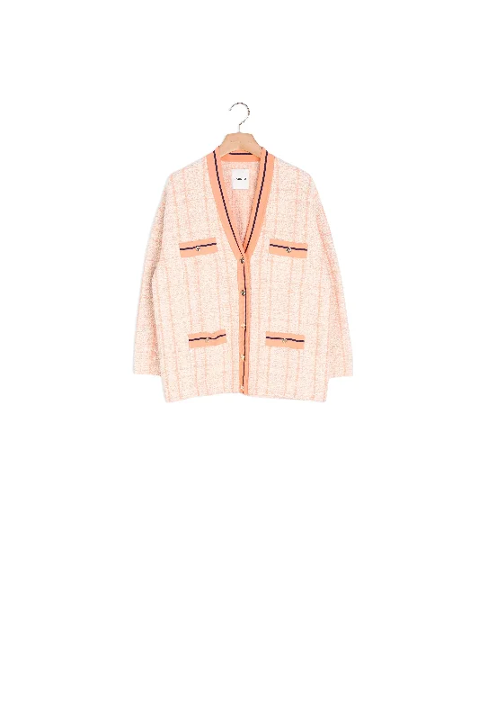 Cardi-coat en tweed Vest Waistcoat Gilet