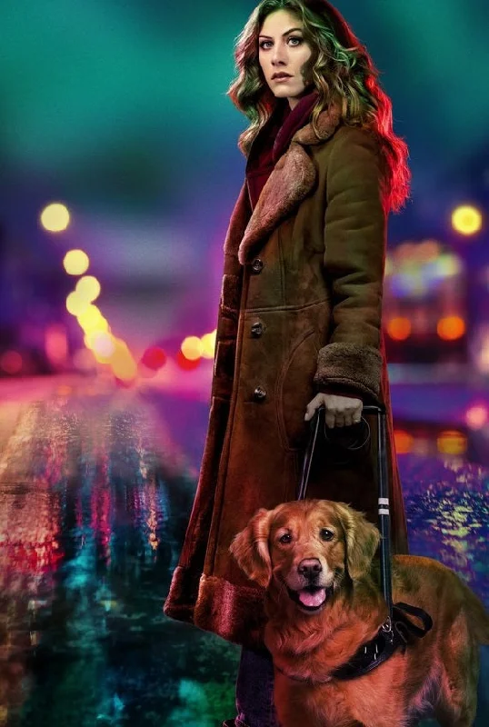Murphy Mason Shearling Coat In The Dark Tailored Straight A-Line