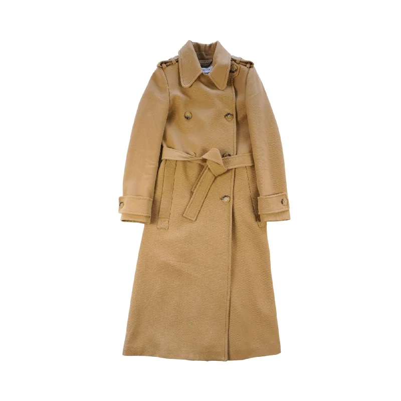 See By Chloe Trench Coat - Women's 4 Square Neck One-Shoulder Off-the-Shoulder