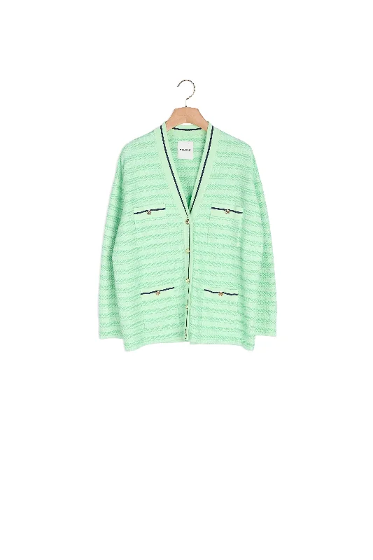 Cardi-coat bicolore Asymmetrical Diagonal princess