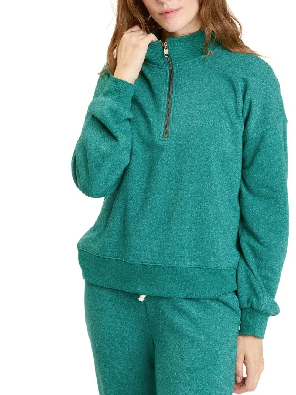 Constance Tribend Fleece Half Zip Pullover Surplice Neck Pullover
