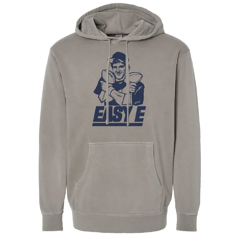 Easy E Vintage Wash Pullover Hoodie Elbow Length Sleeve