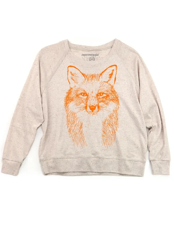 Fox Pia Pullover Puff Sleeve Stylish