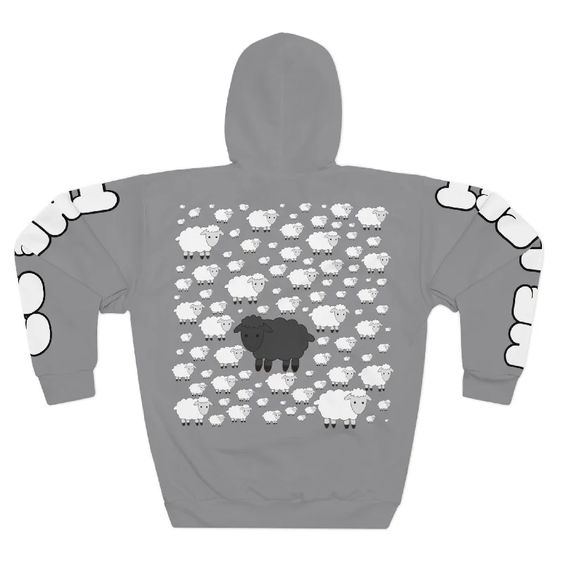 He Left The 99 Living Water Unisex Pullover Hoodie (AOP) Slouchy Comfort Pullover