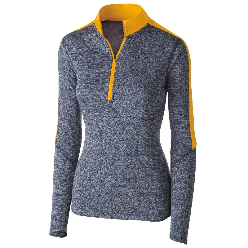 Holloway Women's Electrify 1/2 Zip Pullover Bateau Neck Pullover