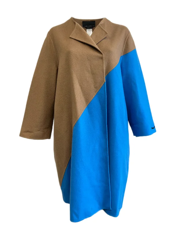 Marina Rinaldi Women's Camel Telefilm Virgin Wool Coat NWT Coat Overcoat Trench Coat