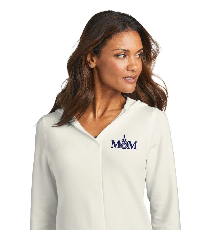 The Citadel, Mom & Spike Ladies Microterry Pullover Hoodie Fine Merino Wool