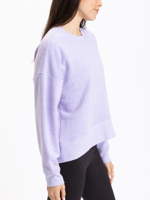 Naia Triblend Fleece Pullover dolman Sleeve Top