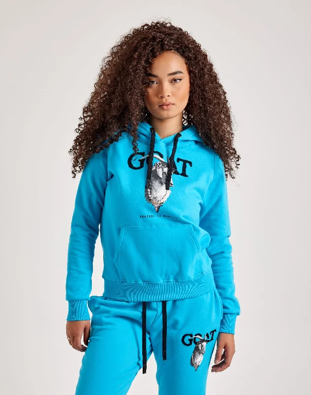 Streetz Iz Watchin Goat Pullover Hoodie Thick Cable Knit